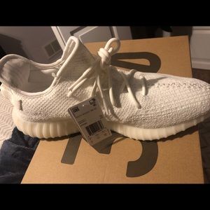 Triple white yeezys BRAND NEW WITH RECEIPT Size 14